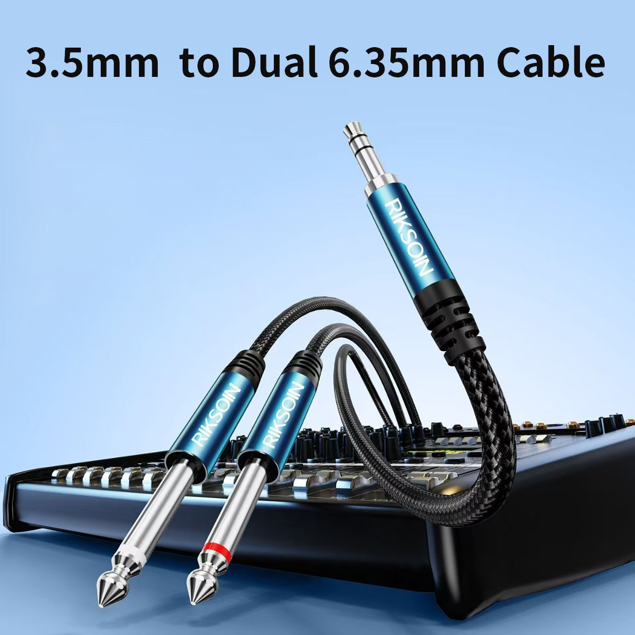 Audio Splitter Y - Kabel Breakout 3.5mm TRS ke Dual
