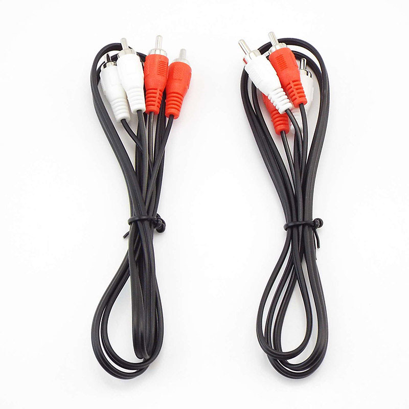 Audio Splitter Y - Kabel Konektor Jack Dual 2RCA 2