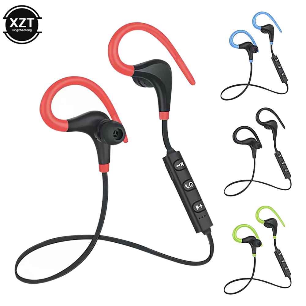 Sports Earphone Hook - Headset olahraga, Bluetooth nirkabel kompatibel dengan