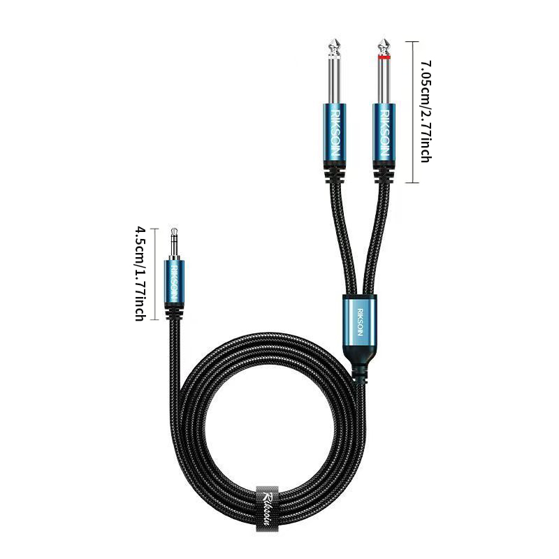 Kabel Breakout 3.5mm TRS ke Du - Audio Splitter Y ulasan dan harga