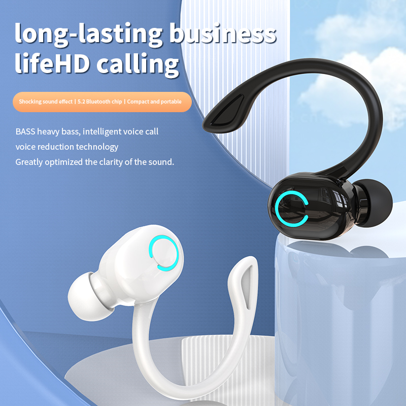 Earphone HIFI Bass Bluetooth n - Sports Earphone Hook ulasan dan harga