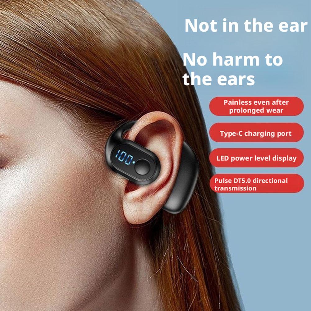 Earphone Bluetooth 5.3 Nirkabe - Sports Earphone Hook ulasan dan harga