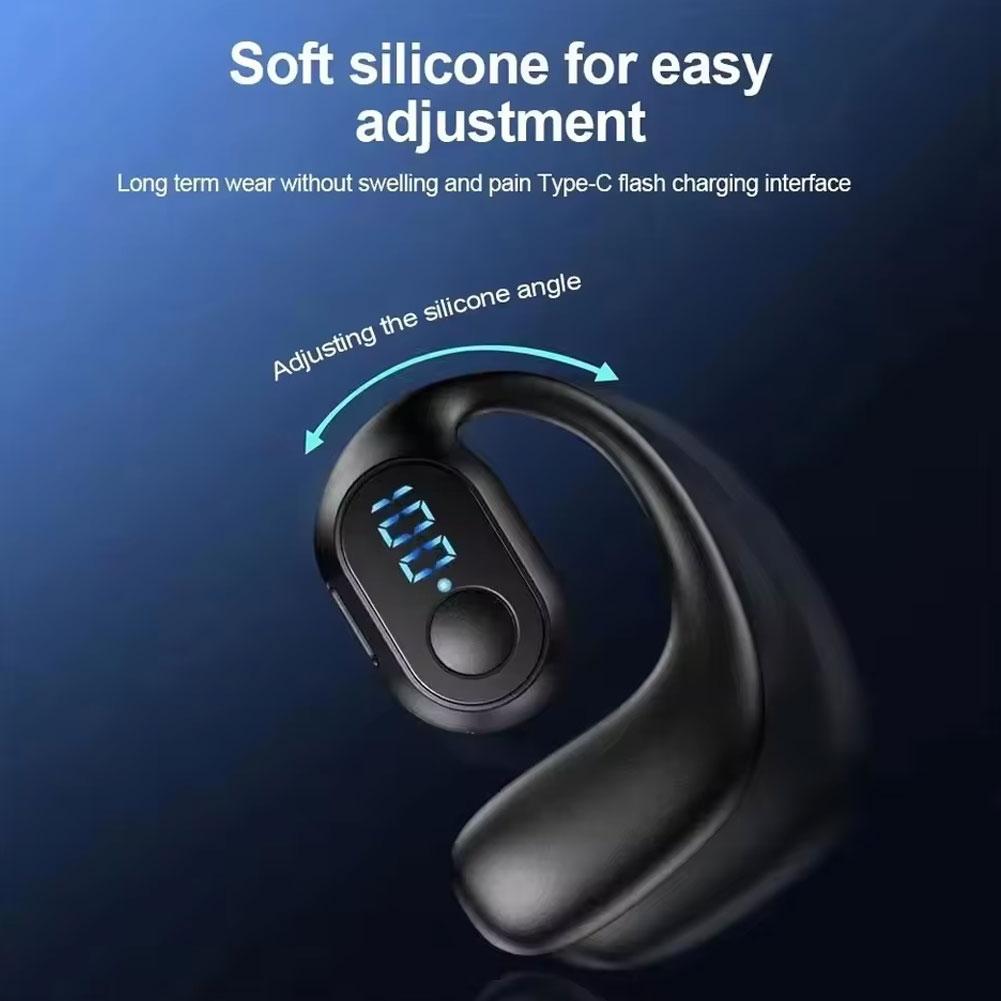 Earphone Bluetooth 5.3 Nirkabe - Sports Earphone Hook ulasan dan harga