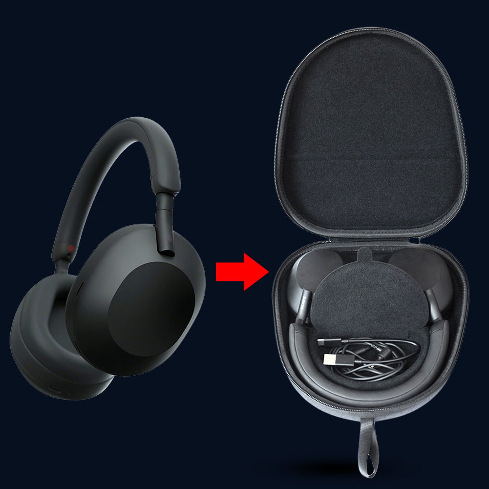 Tas Penyimpanan Portabel Tahan - Headphone Case Hard ulasan dan harga