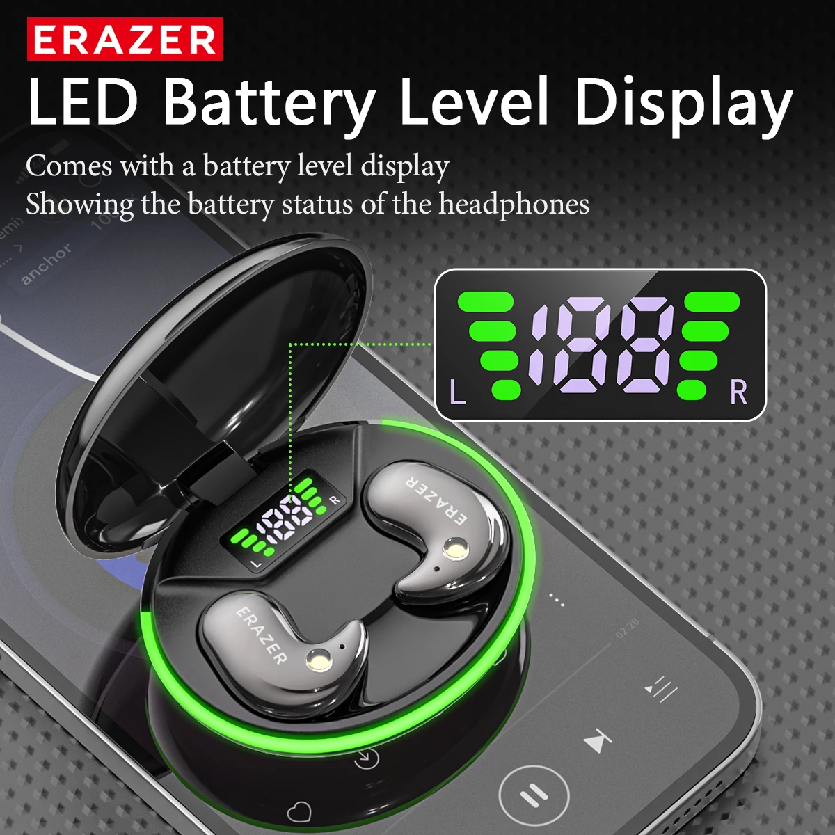 EARZER XF58 Headphone Bluetoot - Usb C Earphone ulasan dan harga