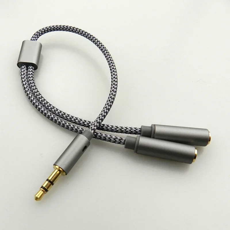 Adaptor Headset Headphone Mic  - Audio Splitter Y ulasan dan harga