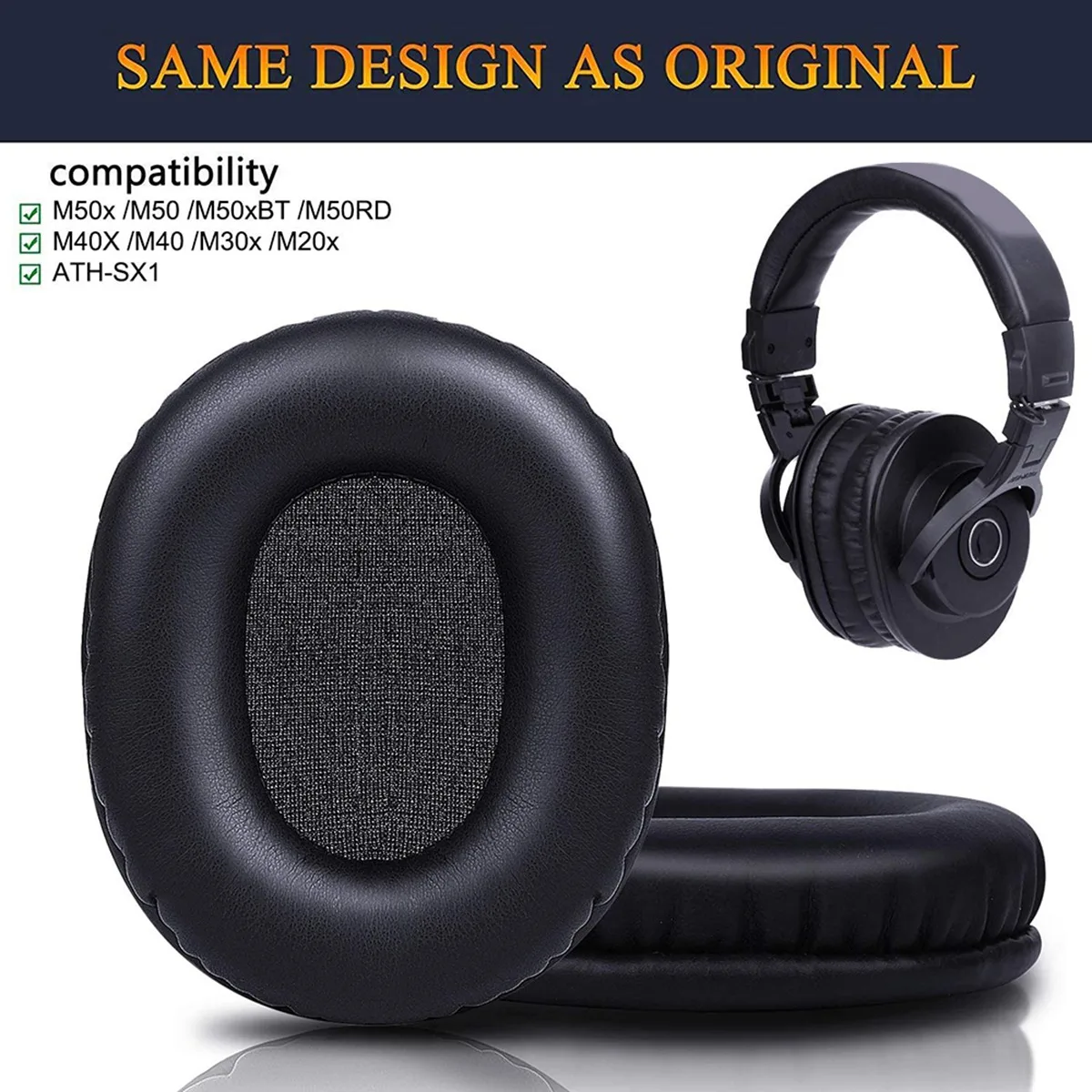 M50X earpad pengganti kompatib - Audio Technica Headphone Ath-M20X ulasan dan harga
