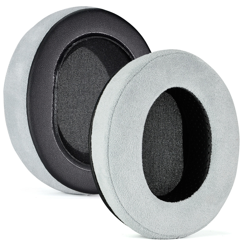 Bantalan Telinga Kain Abu-abu  - Audio Technica Headphone Ath-M50X ulasan dan harga