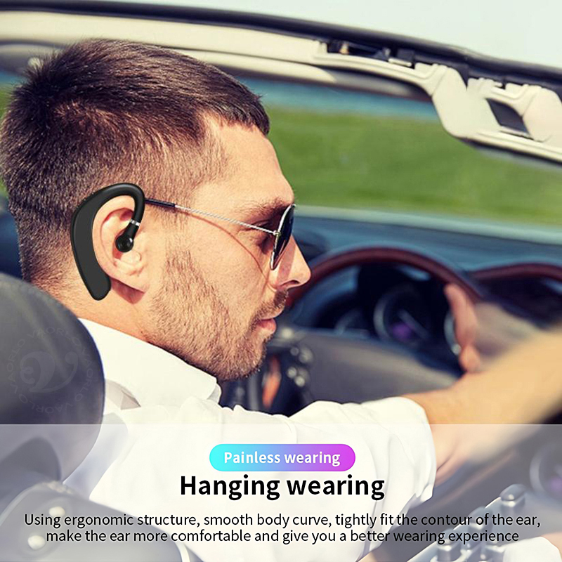 Earphone Bluetooth 5.4 Nirkabe - Sports Earphone Hook ulasan dan harga